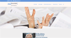 Desktop Screenshot of pro-solvent.de