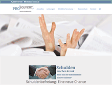 Tablet Screenshot of pro-solvent.de